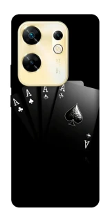 Чехол на Infinix Zero 30 4G Black Cards фото 1 из 1