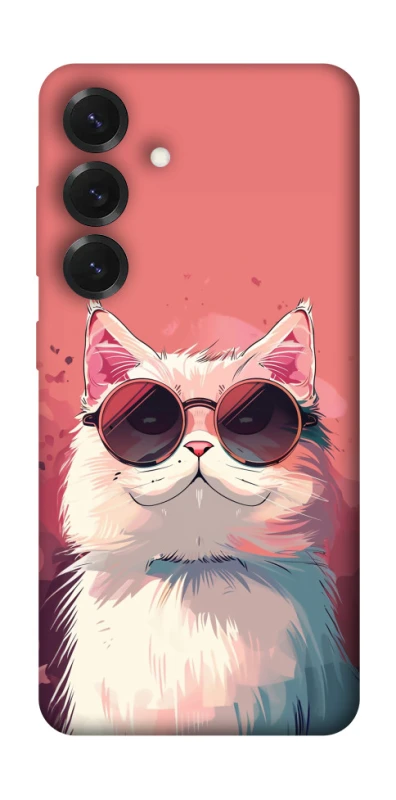 Чохол на Samsung Galaxy S26 Edge Сat with glasses фото 1 з 1