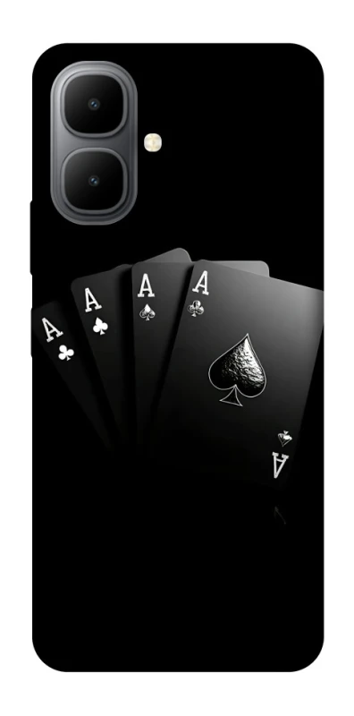 Чохол на Infinix Smart 10 Black Cards фото 1 з 1