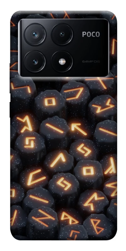 Чохол на Xiaomi Poco X6 Вогняні руни фото 1 з 1