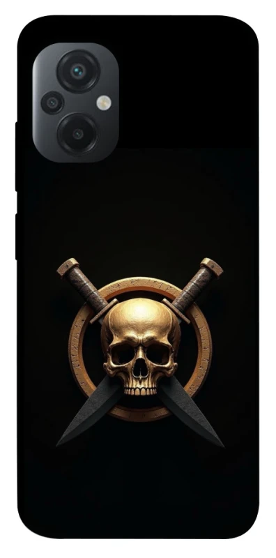 Чохол на Xiaomi Poco M5 Golden Skull фото 1 з 1