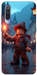 Чохол на Xiaomi Mi 9 Roblox Fire Logo Blue Flames фото 1 з 1
