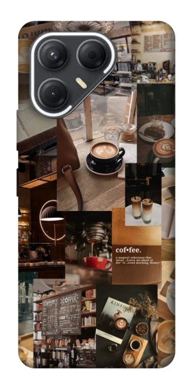 Чохол на TECNO Pova 7 Coffee collage ver.2 фото 1 з 1
