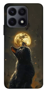 Чехол на Huawei Honor X8a Кот под луной v2 фото 1 из 1