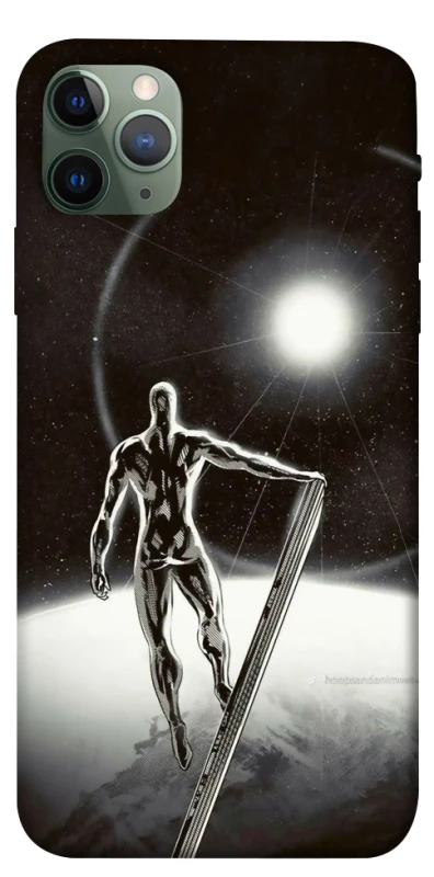 Чехол на Apple iPhone 11 Pro Max (6.5") Серебряный сёрфер фото 1 из 1