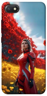 Чехол на Xiaomi Redmi 6A Cyber space girl ver.5 фото 1 из 1