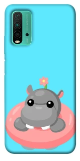 Чехол на Xiaomi Redmi Note 9 4G / Redmi 9 Power Adopt Me Hippo Floatie фото 1 из 1