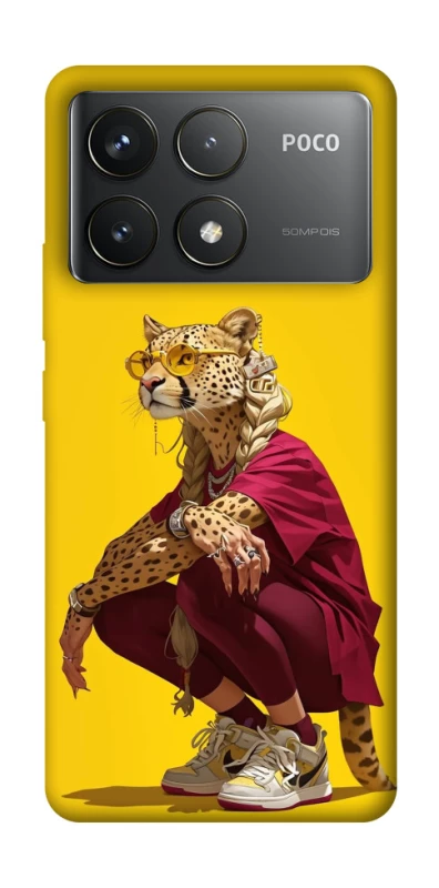 Чехол на Xiaomi Poco F6 Pro Ягуар фото 1 из 1