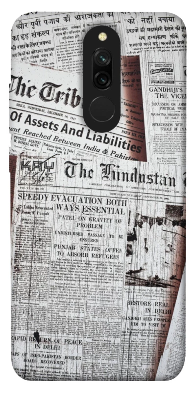 Чехол на Xiaomi Redmi 8 Газеты фото 1 из 1