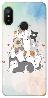 Чехол на Xiaomi Mi A2 Lite / Xiaomi Redmi 6 Pro Funny Pets ver.2 фото 1 из 1