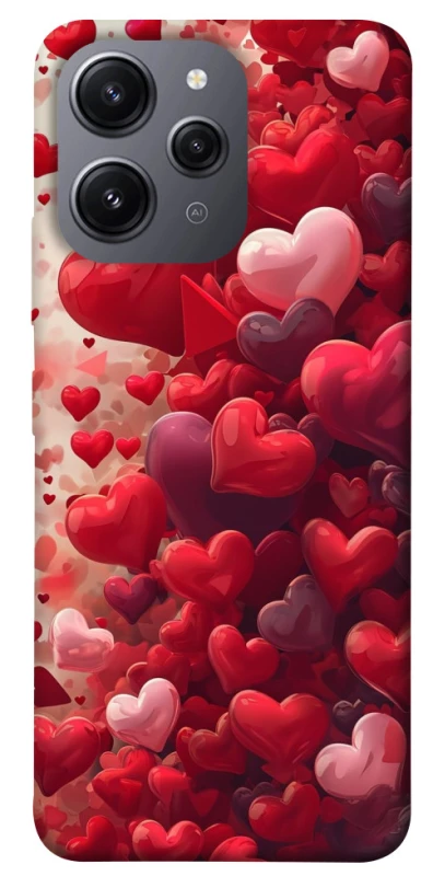 Чохол на Xiaomi Redmi 12 Many hearts фото 1 з 1