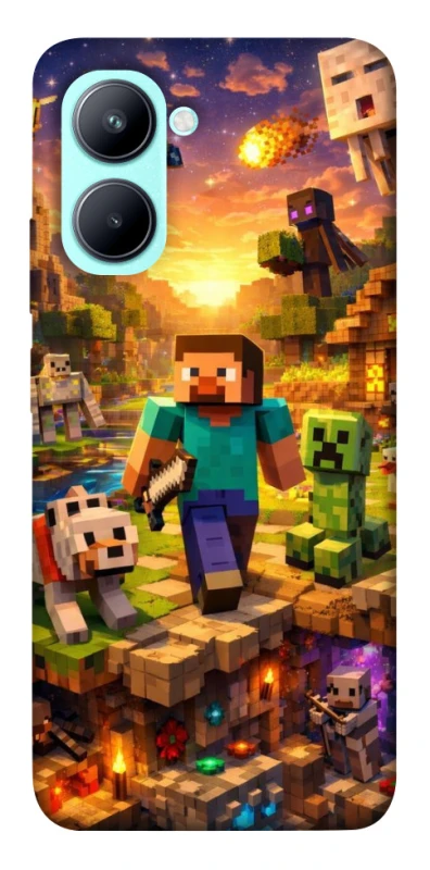 Чохол на Realme C33 Minecraft v6 фото 1 з 1