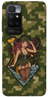 Чохол на Xiaomi Redmi 10 Military Waifu фото 1 з 1