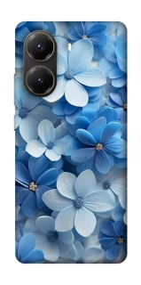 Чохол на Xiaomi Poco X6 Pro Сині квіти фото 1 з 1