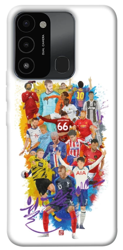 Чехол на TECNO Spark 8C Football Abstract v2 фото 1 из 1