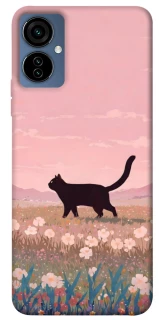 Чехол на TECNO Camon 19 Neo cat on a field фото 1 из 1