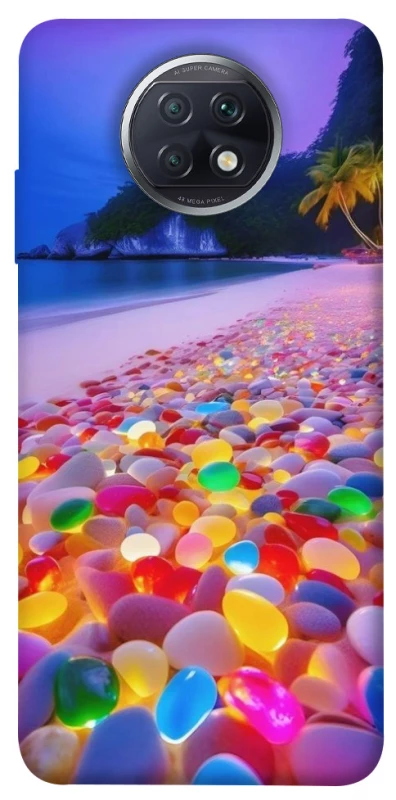 Чохол на Xiaomi Redmi Note 9 5G / Note 9T Каміння світиться на березі фото 1 з 1