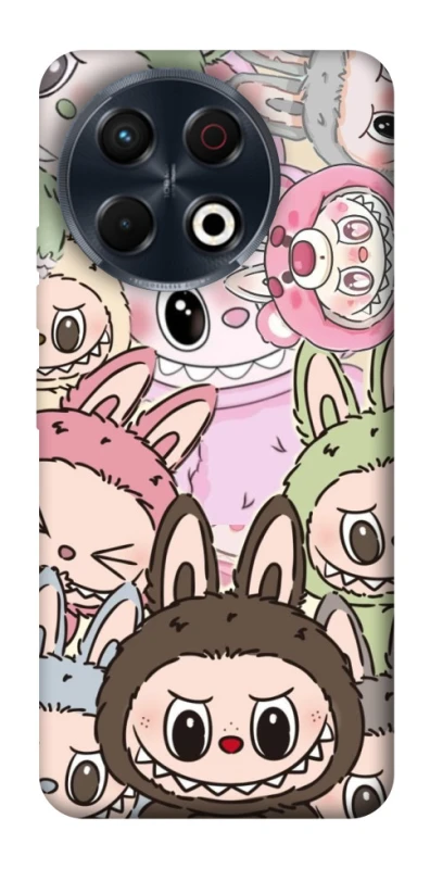 Чохол на TECNO Spark 30 Pro (KL7) All Labubu 3 фото 1 з 1