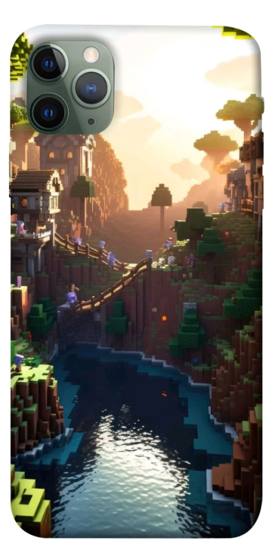 Чехол на Apple iPhone 11 Pro Max (6.5") Minecraft sunset фото 1 из 1