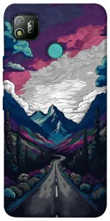 Чехол на TECNO POP 4 Нарисованные горы фото 1 из 1