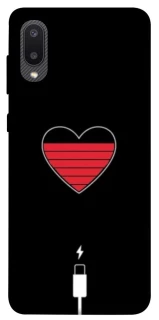 Чохол на Samsung Galaxy A02 Charge your heart фото 1 з 1