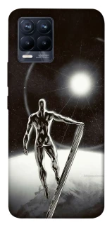 Чехол на Realme 8 Серебряный сёрфер фото 1 из 1