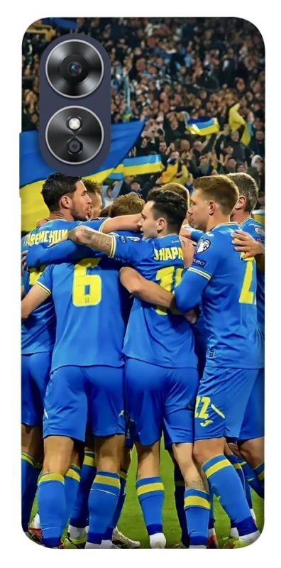 Чехол на Oppo A17 Сборная Украины v3 фото 1 из 1