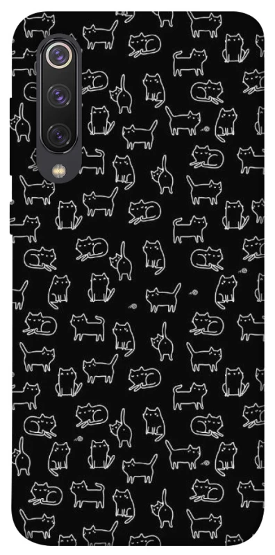 Чехол на Xiaomi Mi 9 SE Black Cats фото 1 из 1
