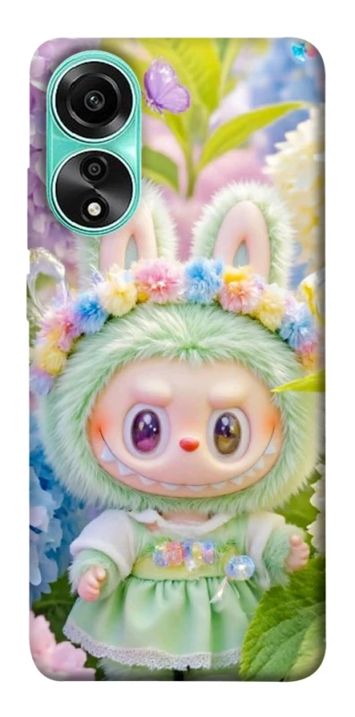 Чехол на Oppo A78 4G Labubu & Flowers ver.2 фото 1 из 1