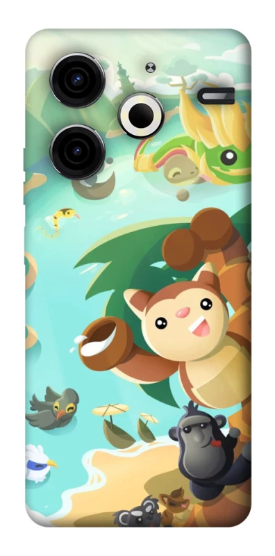 Чохол на TECNO Pova 6 Neo (LI6) Adopt Me Tropical Adventure фото 1 з 1