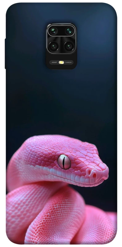 Чехол на Xiaomi Redmi Note 9s / Note 9 Pro / Note 9 Pro Max Розовая Змея фото 1 из 1