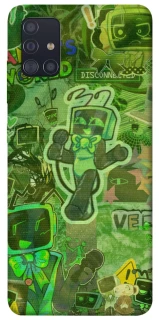 Чохол на Samsung Galaxy A51 Dandysworld tv green theme фото 1 з 1