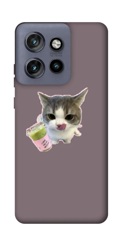 Чохол на Motorola Edge 50 Neo cat matcha фото 1 з 1