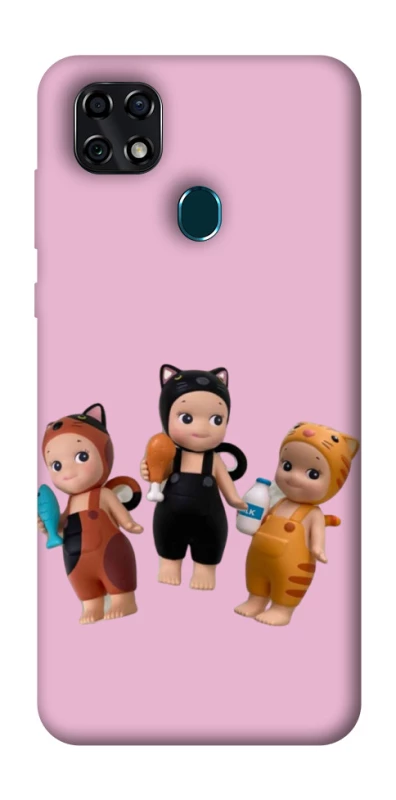 Чохол на ZTE Blade 20 Smart Cat Cafe Trio фото 1 з 1