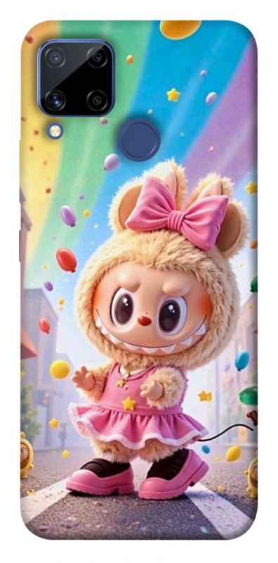 Чохол на Realme C15 Labubu rainbow фото 1 з 1