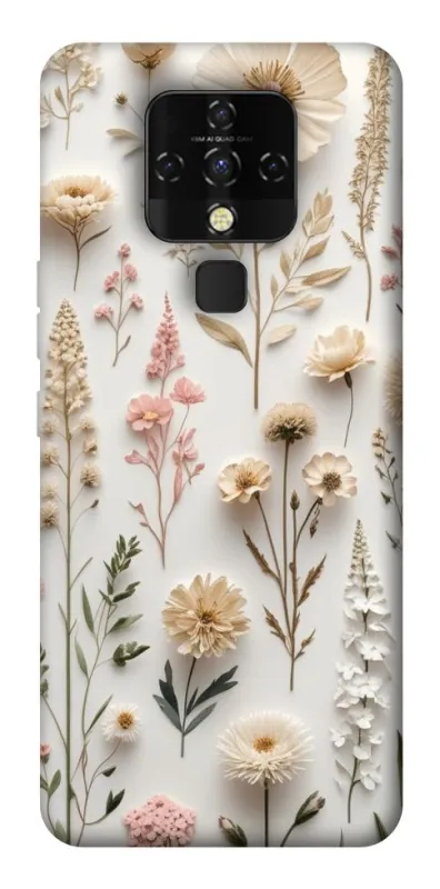 Чохол на TECNO Camon 16 SE Floral design ver.1 фото 1 з 1