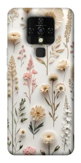 Чехол на TECNO Camon 16 SE Floral design ver.1 фото 1 из 1