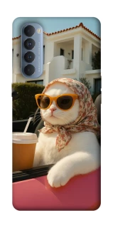 Чехол на Oppo Reno 4 Pro Stylish Cat Cruise фото 1 из 1