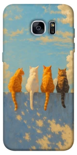 Чехол на Samsung G935F Galaxy S7 Edge cats on wall фото 1 Чехол на Samsung G935F Galaxy S7 Edge cats on wall фото 1 из 1