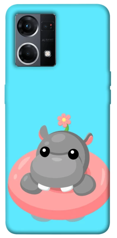 Чохол на Oppo Reno 7 4G Adopt Me Hippo Floatie фото 1 з 1