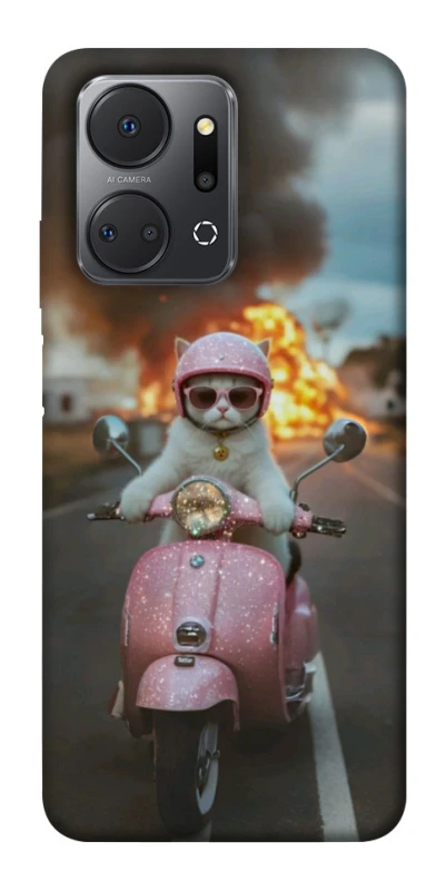 Чохол на Huawei Honor X7a Exploding Kittens ver.3 фото 1 з 1