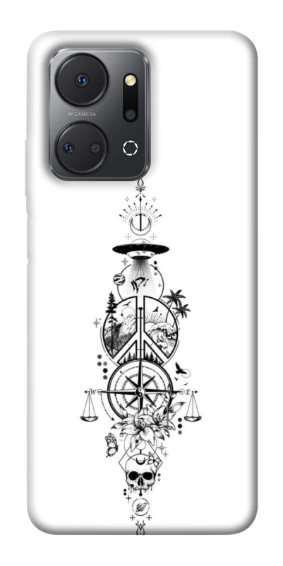 Чехол на Huawei Honor X7a Tattoo ver.7 фото 1 из 1