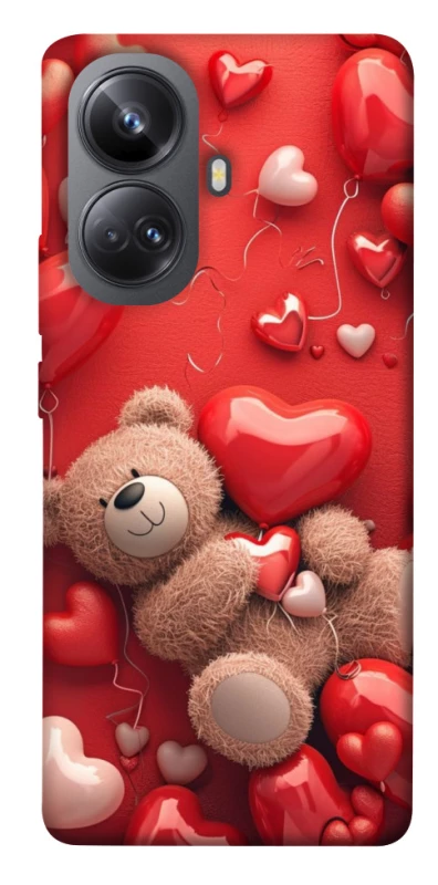 Чехол на Realme 10 Pro+ bear in hearts фото 1 из 1