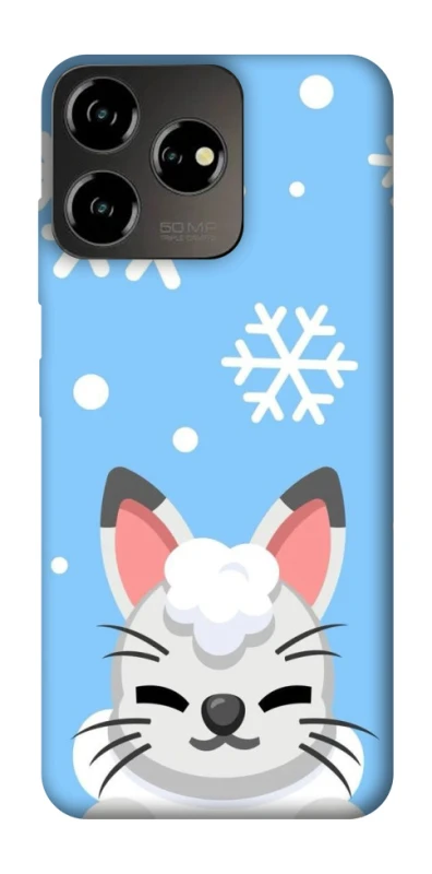 Чохол на ZTE Blade V50 Design 4G Adopt Me Snow Kitty Smile фото 1 з 1
