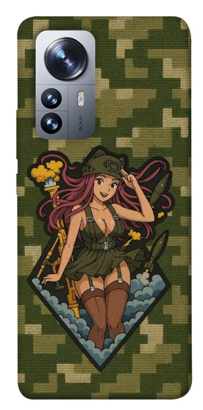 Чохол на Xiaomi 12 / 12X Military Waifu фото 1 з 1