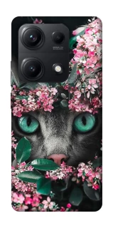 Чохол на Xiaomi Redmi Note 14S Кіт в квітах фото 1 з 1