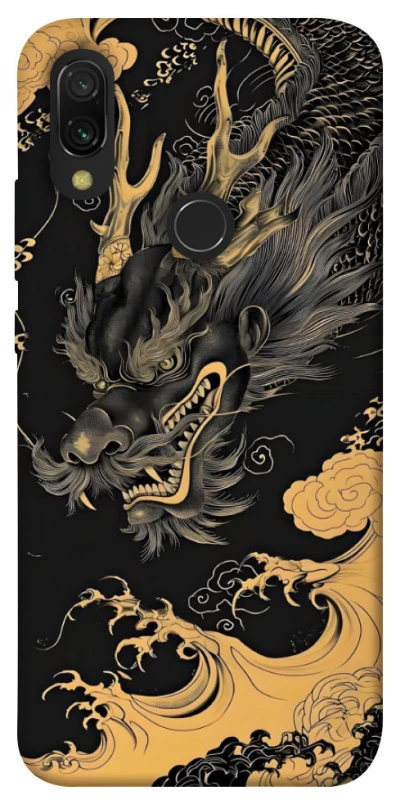 Чохол на Xiaomi Redmi 7 gold dragon фото 1 з 1