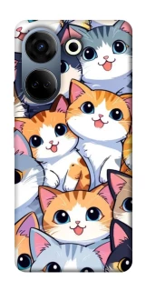 Чехол на TECNO Camon 20 Pro (CK7n) Cute Cat v2 фото 1 из 1