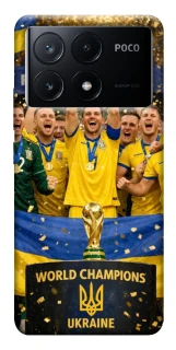 Чехол на Xiaomi Poco X6 UA-Football ver.5 фото 1 из 1