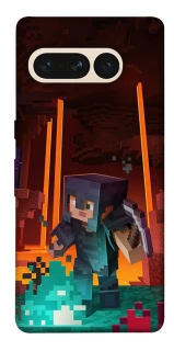 Чехол на Google Pixel 7 Pro Minecraft game adventure фото 1 из 1